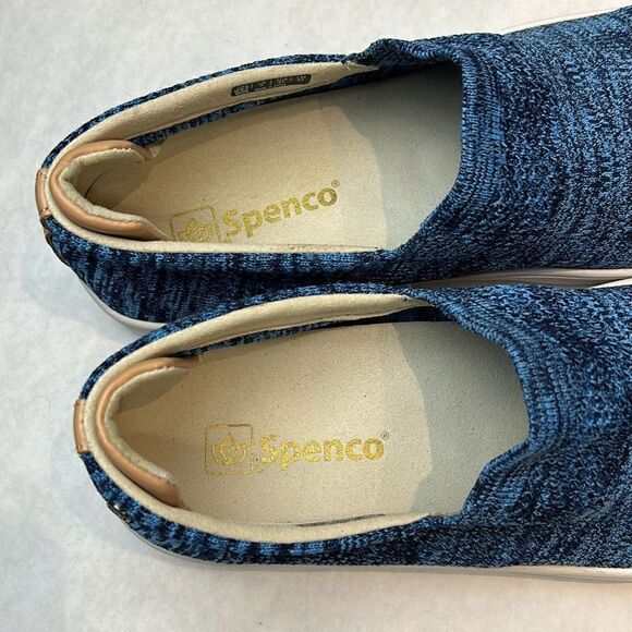 Spenco Womens Coastal Slip On Shoes Patriot Blue Sz 10 Knit Orthotic Lightweight - Picture 7 of 9